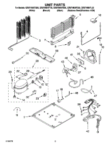 05 - Unit Parts parts for Whirlpool Refrigerator GR9FHMXPQ00 from AppliancePartsPros.com