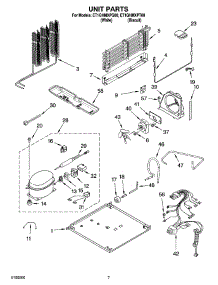04 - Unit Parts parts for Whirlpool Refrigerator ET1GHMXPT00 from AppliancePartsPros.com