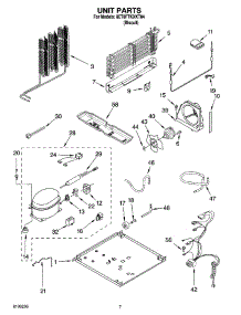 04 - Unit Parts parts for Whirlpool Refrigerator 8ET8FTKXKT04 from AppliancePartsPros.com