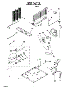 04 - Unit Parts parts for Whirlpool Refrigerator 8ET8WPKXKT04 from AppliancePartsPros.com