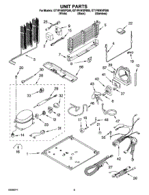 05 - Unit Parts parts for Whirlpool Refrigerator GT1PHWXPB00 from AppliancePartsPros.com