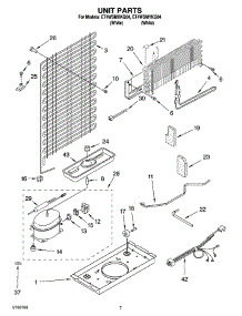 04 - Unit Parts parts for Whirlpool Refrigerator ET4WSMXKQ04 from AppliancePartsPros.com