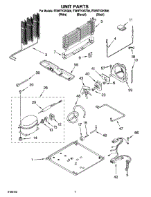 04 - Unit Parts parts for Whirlpool Refrigerator ET8WTKXKB06 from AppliancePartsPros.com