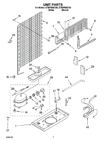 04 - Unit Parts parts for Whirlpool Refrigerator ET8BPMXKT02 from AppliancePartsPros.com