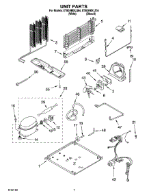 04 - Unit Parts parts for Whirlpool Refrigerator ET8GHMXLQ04 from AppliancePartsPros.com