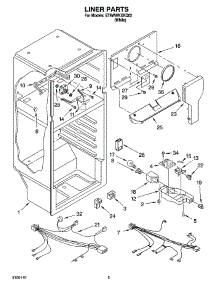 03 - Liner Parts parts for Whirlpool Refrigerator ET8WWKXKQ02 from AppliancePartsPros.com