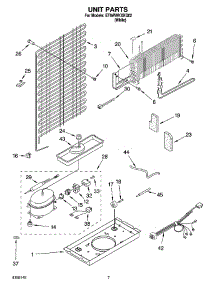 04 - Unit Parts parts for Whirlpool Refrigerator ET8WWKXKQ02 from AppliancePartsPros.com