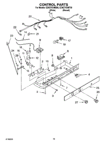 08 - Control Parts, Optional Parts parts for Whirlpool Refrigerator ED0GTKXMT00 from AppliancePartsPros.com