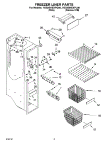 04 - Freezer Liner Parts parts for Whirlpool Refrigerator 7GS2SHEXPQ00 from AppliancePartsPros.com