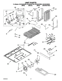11 - Unit Parts parts for Whirlpool Refrigerator GC3CHAXNS00 from AppliancePartsPros.com