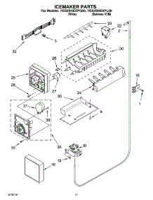 10 - Icemaker Parts parts for Whirlpool Refrigerator 7GS2SHEXPQ00 from AppliancePartsPros.com