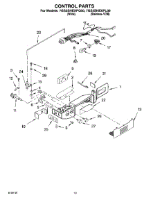 11 - Control Parts parts for Whirlpool Refrigerator 7GS2SHEXPQ00 from AppliancePartsPros.com