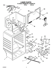 03 - Liner Parts parts for Whirlpool Refrigerator ET8RHMXKT05 from AppliancePartsPros.com