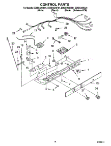 10 - Control Parts parts for Whirlpool Refrigerator ED5SHAXNT01 from AppliancePartsPros.com