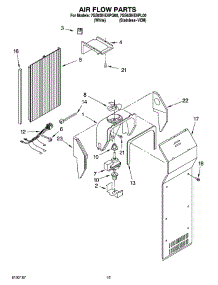 09 - Air Flow Parts parts for Whirlpool Refrigerator 7GS6SHEXPL00 from AppliancePartsPros.com