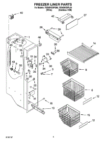 04 - Freezer Liner Parts parts for Whirlpool Refrigerator 7GS6SHEXPQ00 from AppliancePartsPros.com
