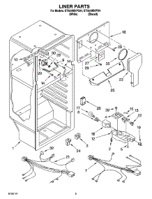 03 - Liner Parts parts for Whirlpool Refrigerator ET8AHMXPT01 from AppliancePartsPros.com