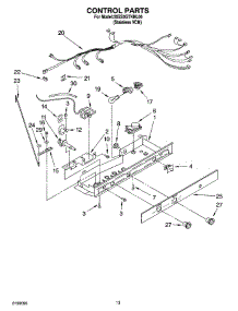 08 - Control Parts, Optional Parts (Not Included) parts for Whirlpool Refrigerator 3XES0GTKNL00 from AppliancePartsPros.com