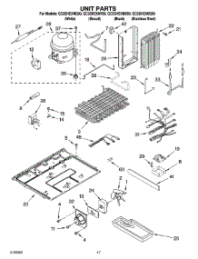11 - Unit Parts parts for Whirlpool Refrigerator GC3SHEXNB00 from AppliancePartsPros.com
