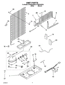 04 - Unit Parts parts for Whirlpool Refrigerator ET8GTKXKQ02 from AppliancePartsPros.com