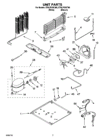 04 - Unit Parts parts for Whirlpool Refrigerator ET8LFKXKQ05 from AppliancePartsPros.com