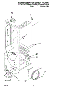 02 - Refrigerator Liner Parts parts for Whirlpool Refrigerator 7GS2SHEXPL00 from AppliancePartsPros.com
