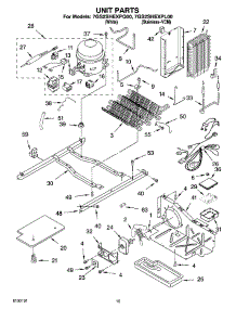 09 - Unit Parts parts for Whirlpool Refrigerator 7GS2SHEXPL00 from AppliancePartsPros.com