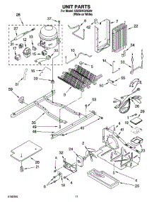 08 - Unit Parts parts for Whirlpool Refrigerator GS2SHKXNQ00 from AppliancePartsPros.com
