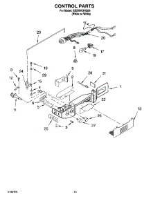 09 - Control Parts, Optional Parts parts for Whirlpool Refrigerator GS2SHKXNQ00 from AppliancePartsPros.com