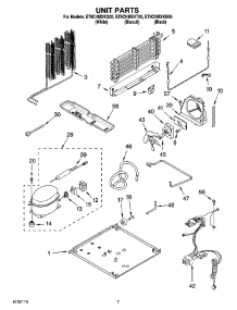 04 - Unit Parts parts for Whirlpool Refrigerator ET8CHMXKQ05 from AppliancePartsPros.com
