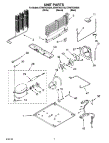 04 - Unit Parts parts for Whirlpool Refrigerator ET8WTKXKQ05 from AppliancePartsPros.com