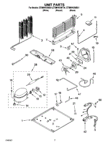 04 - Unit Parts parts for Whirlpool Refrigerator ET8MHKXMB01 from AppliancePartsPros.com