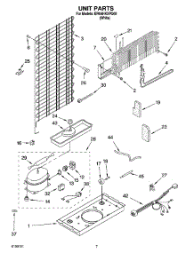 04 - Unit Parts parts for Whirlpool Refrigerator ER6AHKXPQ02 from AppliancePartsPros.com