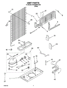 04 - Unit Parts parts for Whirlpool Refrigerator 8VET8WPKLQ04 from AppliancePartsPros.com