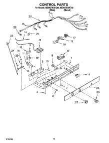 08 - Control Parts, Parts Not Illustrated parts for Whirlpool Refrigerator 8ED0GTKXKT02 from AppliancePartsPros.com