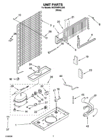 04 - Unit Parts parts for Whirlpool Refrigerator 8VET8WPKLQ03 from AppliancePartsPros.com