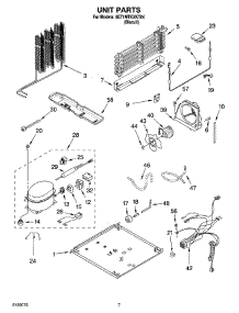 04 - Unit Parts parts for Whirlpool Refrigerator 8ET1MTKXKT04 from AppliancePartsPros.com