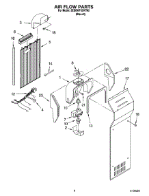 04 - Air Flow Parts parts for Whirlpool Refrigerator 8ED0WTKXKT02 from AppliancePartsPros.com