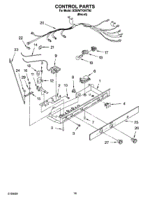 08 - Control Parts, Optional Parts parts for Whirlpool Refrigerator 8ED0WTKXKT02 from AppliancePartsPros.com