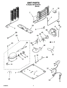 04 - Unit Parts parts for Whirlpool Refrigerator 8ET1FTKXKT04 from AppliancePartsPros.com