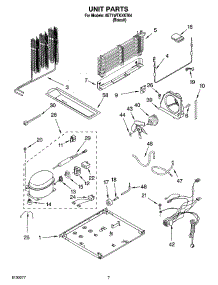 04 - Unit Parts parts for Whirlpool Refrigerator 8ET1WTKXKT04 from AppliancePartsPros.com