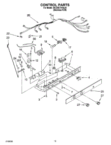 08 - Control Parts, Optional Parts (Not Included) parts for Whirlpool Refrigerator 3KES0GTKNL00 from AppliancePartsPros.com