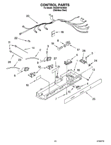 09 - Control Parts parts for Whirlpool Refrigerator 3KES0FHGNS00 from AppliancePartsPros.com