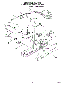 11 - Control Parts parts for Whirlpool Refrigerator 6GD25DCXHS06 from AppliancePartsPros.com