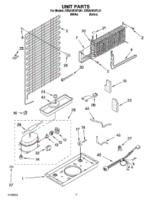 04 - Unit Parts parts for Whirlpool Refrigerator ER8AHKXPL01 from AppliancePartsPros.com
