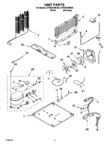 05 - Unit Parts parts for Whirlpool Refrigerator GT9SHKXMQ03 from AppliancePartsPros.com