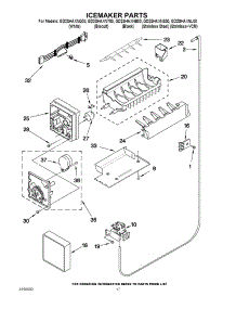 10 - Icemaker Parts parts for Whirlpool Refrigerator GD2SHAXNS00 from AppliancePartsPros.com