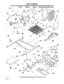 09 - Unit Parts parts for Whirlpool Refrigerator GD2SHAXNL00 from AppliancePartsPros.com