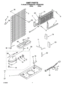 04 - Unit Parts parts for Whirlpool Refrigerator ET4WSMYKQ02 from AppliancePartsPros.com