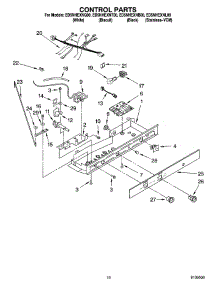 11 - Control Parts parts for Whirlpool Refrigerator ED5NHEXNL00 from AppliancePartsPros.com